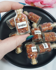 Carnelian Crystal Natural Gemstone Chips in Glass Bottle - 2