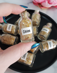 Citrine Crystal Natural Gemstone Chips in Glass Bottle - 1