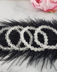 Clear Quartz Crystal Natural Gemstone 7-8mm Bead Stretch Bracelet | Natural Gemstone Jewelry