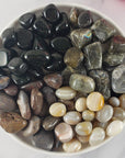 Crystal Set for Learning & Creativity | Labradorite, Agate, Green Goldstone, Sapphire - Crystal Healing