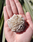 Desert Rose Selenite Crystal Cluster Rough Mineral Formation | Heat Treated - 1