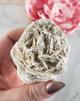 Desert Rose Selenite Crystal Cluster Rough Mineral Formation | Heat Treated - 8