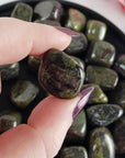 Dragon Stone Dragon's Blood Jasper Natural Crystal Tumbled Stone | One Stone | Good Luck Stone