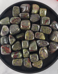 Dragon Stone Dragon's Blood Jasper Natural Crystal Tumbled Stone | One Stone | 10