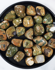 Earthy Rhyolite Rock Natural Gemstone Tumbled Stone | One Stone - 2