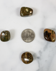 Earthy Rhyolite Rock Natural Gemstone Tumbled Stone | One Stone - 3