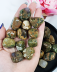Earthy Rhyolite Rock Natural Gemstone Tumbled Stone | One Stone - 6