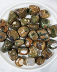 Earthy Rhyolite Rock Natural Gemstone Tumbled Stone | One Stone