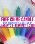 Free Chime Candle with $15 Subtotal | JANUARY 26 - FEBRUARY 1, 2026