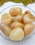 Gold Quartz Crystal Natural Gemstone Tumbled Stone | One Stone | aka Yellow Aventurine - 5