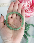 Green Aventurine Crystal Natural Gemstone 7-8mm Beaded Bracelet - 2