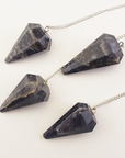 Iolite Stone Natural Gemstone Crystal Pendulum | Spiritual Tool - 2