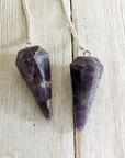 Iolite Stone Natural Gemstone Crystal Pendulum | Spiritual Tool - 3