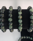 Kambaba Jasper Natural Gemstone 7-8mm Beaded Bracelet - 4