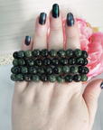 Kambaba Jasper Natural Gemstone 7-8mm Beaded Bracelet - 2