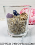 Large Tumbler Glass Container | Great for Crystal Storage, Harmony Bowls, Candle Making, & More! - Example