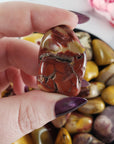Mookaite Jasper Gemstone Natural Crystal Freeform Tumbled Stone | Natural Minerals with Texture