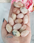 Morganite Pink Beryl Crystal Natural Gemstone Tumbled Stone | Multiple Sizes - 4