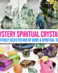 Mystery Spiritual Crystals Set | 5 Assorted Gemstones & Spiritual Tools | Contents Change Each Month!