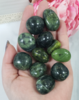 Nephrite Jade Crystal Natural Gemstone Tumbled Stone | One Stone - 1