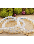 Opalite Crystal Manmade Gemstone 7-8mm Bead Bracelet | Crown Chakra Stones