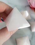 Pearl Pink Calcite Natural Gemstone Crystal Pyramid | 30-35mm - 4