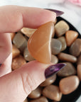Peach Moonstone Crystal Natural Gemstone Tumbled Stone | Third Eye Chakra Crystals and Stones