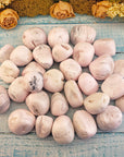 Pink Mangano Calcite Mineral Natural Crystal Tumbled Stone