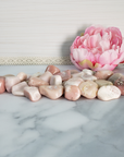 Pink Opal Crystal Natural Gemstone Tumbled Stone | One Stone - 1