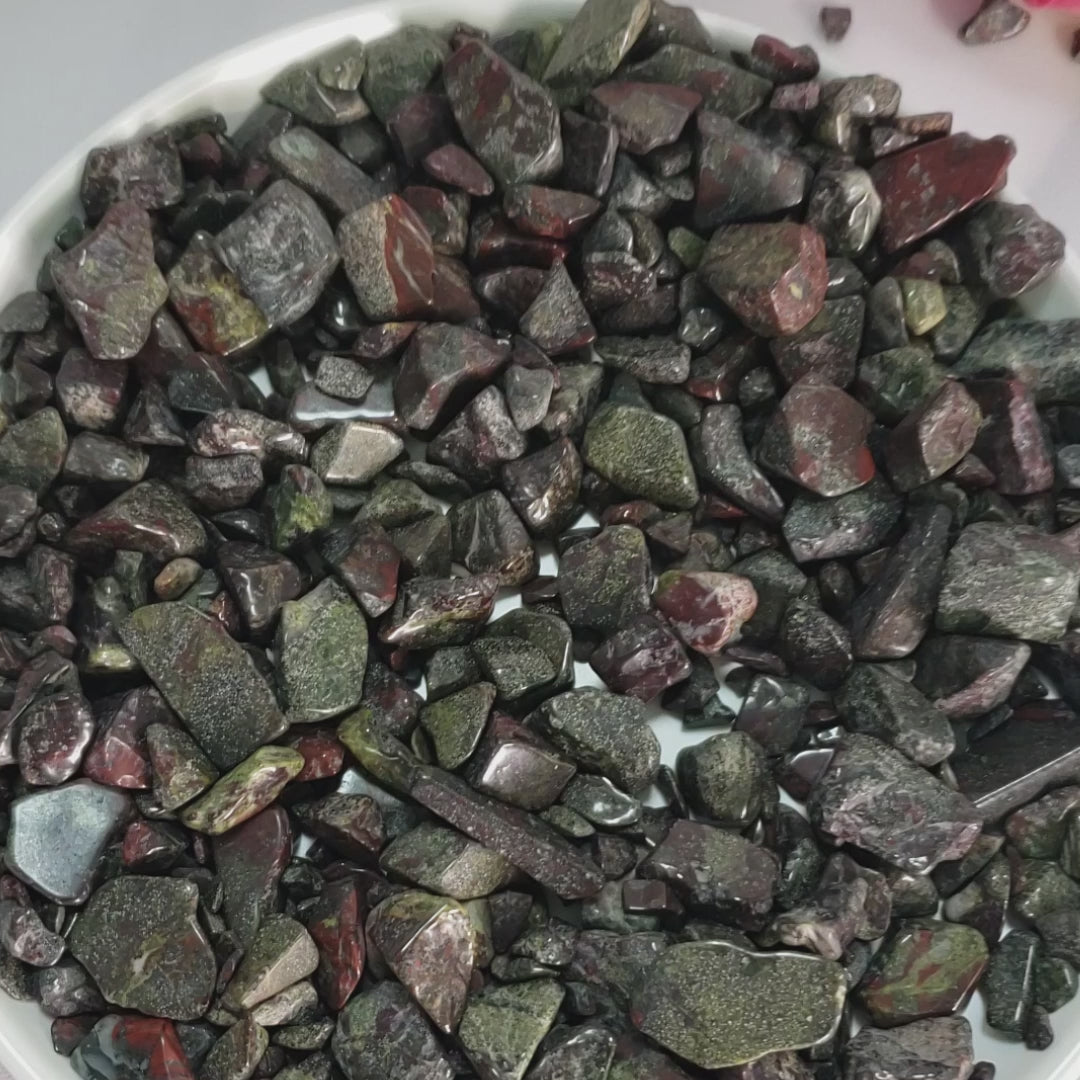 Dragon Stone Natural Gemstone Chips By the Ounce - Video