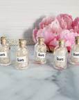 Quartz Crystal Natural Gemstone Chips in Glass Bottle- 1