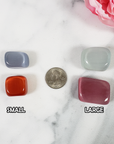 Intuitively Selected Cat's Eye Stone Manmade Rainbow Crystal Tumbled Stone | One Stone | Multiple Sizes
