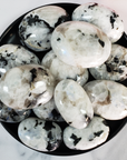 Rainbow Moonstone Crystal Palm Stone Natural Gemstone for Meditation | Multiple Sizes - 11