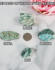 Chrysocolla Stone Natural Raw Rough Gemstone | Multiple Sizes - 5