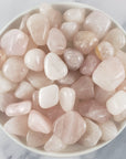Rose Quartz Crystal Natural Gemstone Freeform Tumbled Stone