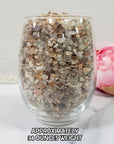 Multi Moonstone Crystal Natural Rough Gemstone Chips By the Ounce | Peach Moonstone, Black Moonstone, & White Moonstone Mix - 2