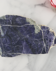 Unique Morado Opal Stone Slab Natural Crystal Slice with Polished Face | Royal