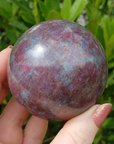 Ruby Kyanite Crystal Sphere Natural Gemstone Orb | 50mm - 58mm - 14