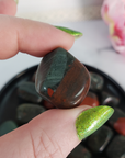 Seftonite Bloodstone Crystal Natural Gemstone Tumbled Stone | One Stone - 7