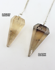 Smoky Quartz Crystal Natural Gemstone Crystal Pendulum | Spiritual Tool - 3