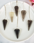 Smoky Quartz Crystal Natural Gemstone Crystal Pendulum | Spiritual Tool - 1