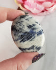 Sodalite Natural Crystal Palm Stone Worry Stone Meditation Tool - 3