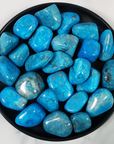 Turquenite Blue Howlite Crystal Dyed Tumbled Stone | One Stone
