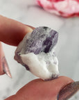Unique Purple Scapolite Crystal Natural Mineral Formation Rough Gemstone | Understanding - 3