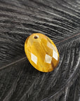 Unique 12.5 Carat Drilled Faceted Tigers Eye Crystal Cabochon Natural High Quality Gemstone | 20mm - 5