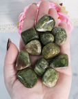 Vesuvianite Idocrase Gemstone Natural Crystal Tumbled Stones | One Stone - 1
