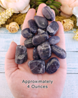 Iolite Natural Tumbled Gemstone - One Stone or Bulk Wholesale Lots - 4 Ounces in Hand