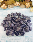 Iolite Natural Tumbled Gemstone - One Stone or Bulk Wholesale Lots - Stone of Throat Chakra and Third Eye