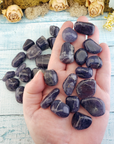 Iolite Natural Tumbled Gemstone - One Stone or Bulk Wholesale Lots - Polished Stones