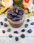 Iolite Natural Tumbled Gemstone - One Stone or Bulk Wholesale Lots - Polished Crystals
